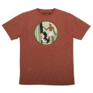 Tintin T-Shirt Die Zigarren des Paharo rotbraun Größe 4    