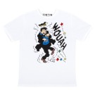 Tintin T-Shirt Haddock Wouah weiß Größe XL