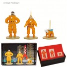 Tim und Struppi Box mit 3 Micro-Figuren Mond